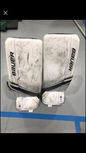 Goalie Leg Pads Used Bauer Supreme S27
