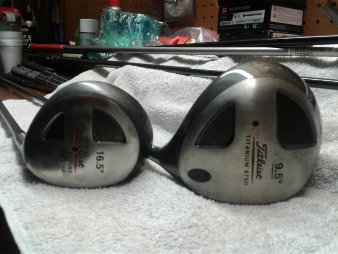 Titleist 975D Titanium Driver 9.5*  with 975F 16.5* Pro Trajectory 3W