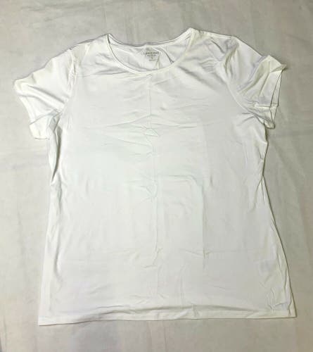 Lands' End Short Sleeve Crew Neck Women's XL Shirt 482714