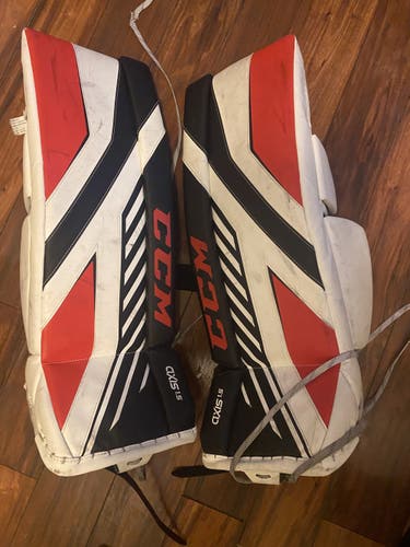 Goalie Leg Pads Used 28" CCM Axis 1.5