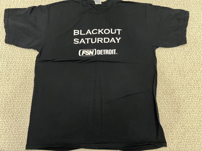 Blackout Saturday College NCAA Hockey Michigan WMU t-shirt