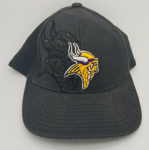 Reebok Minnesota Vikings NFL Onfield Youth Size Stretch Cap Hat Great - Rare