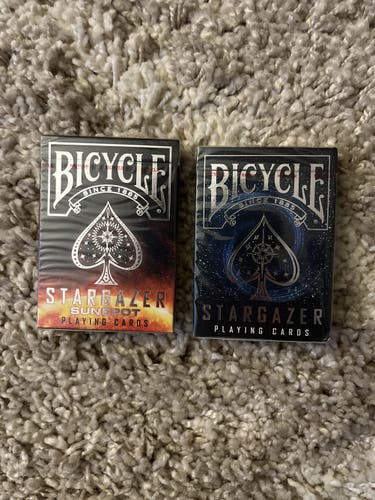 Bicycle playing cards stargazer set