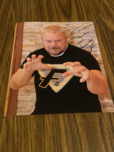 Shane Douglas Professional Wrestler Autographed Photo WCW WCW WWF