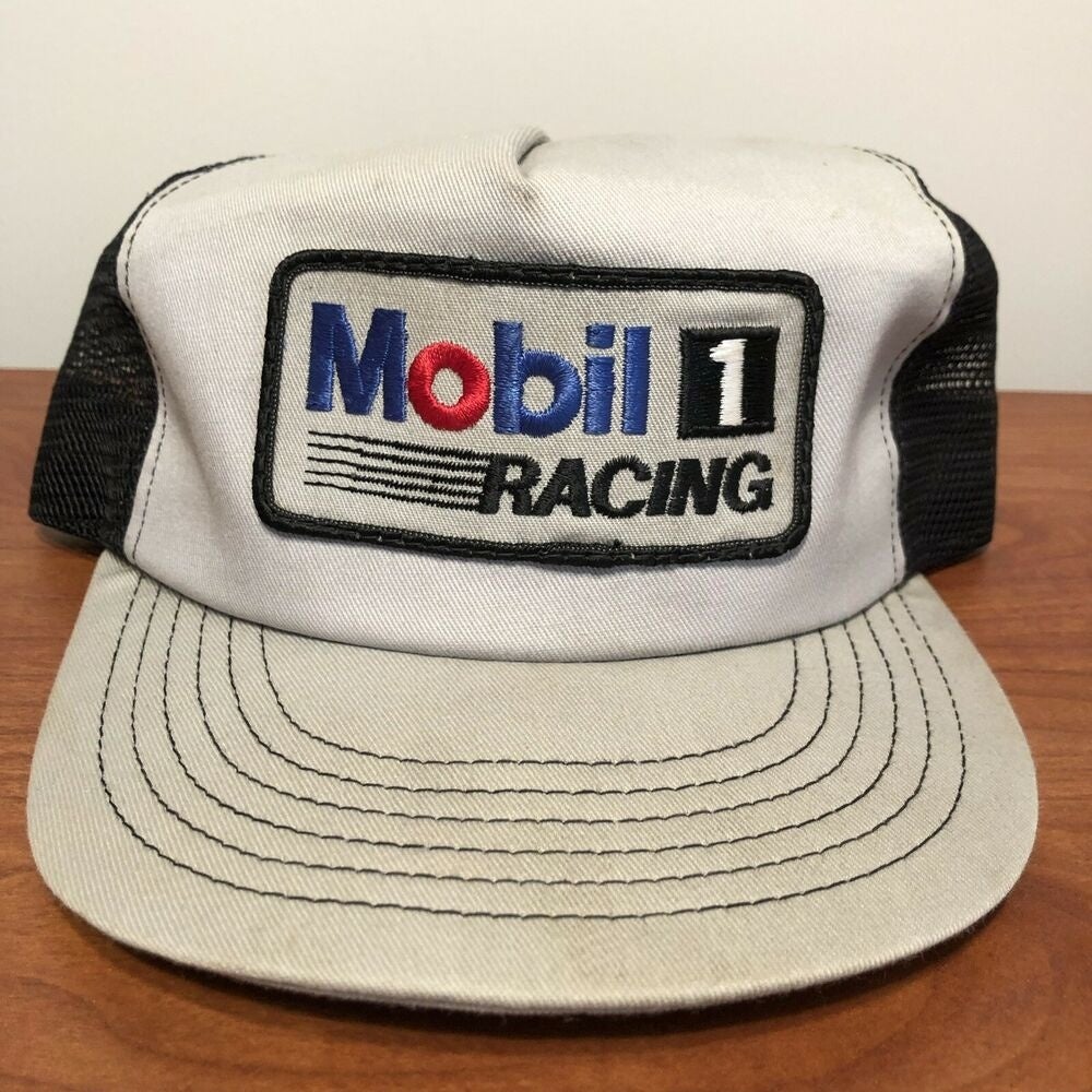 Mobil 1 Racing Hat Trucker Cap Snapback 