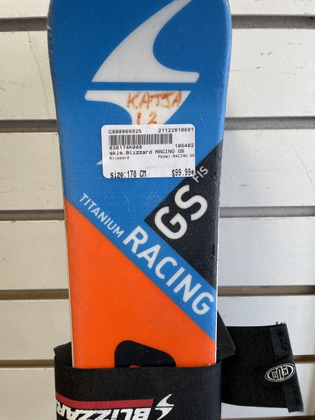Blizzard Racing GS FIS 170cm Skis With Marker Race Bindings