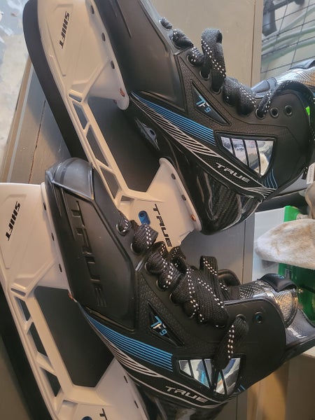 Hockey Skates Senior Used True TF9 Wide Width Size 8.5