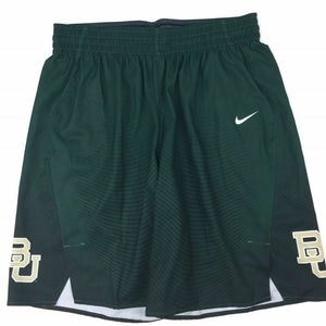 Nike Women's M Baylor Bears Hyperelite Disruption Basketball Shorts Green 802352
