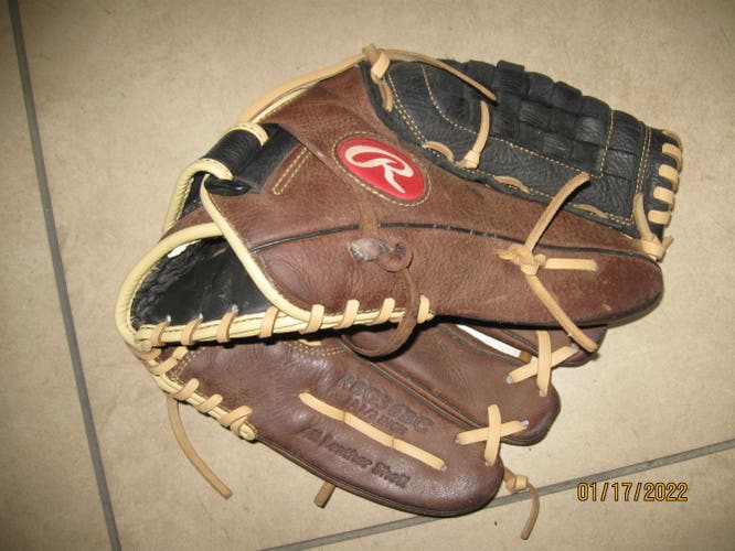 Baseball Glove Used Right Hand Throw Rawlings Infield RBG36B 12.5"