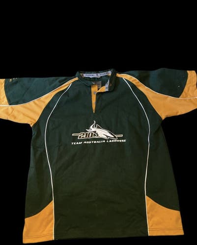 Green Used Large Australian National Team Polo