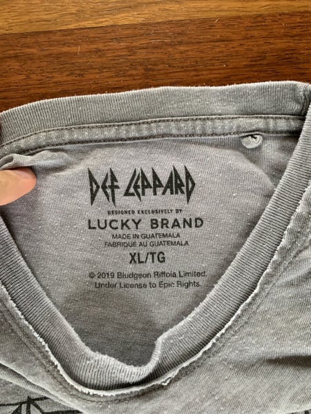 Def Leppard Hysteria Lucky Brand Vintage T Shirt XL