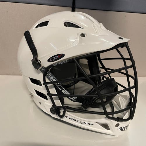 White Used Youth Player's Cascade CPV-R Helmet