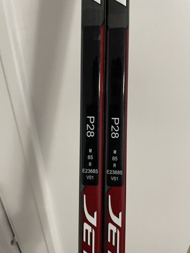 **2- Pack** Senior Left Hand P28 85 Flex JetSpeed FT2 Hockey Stick