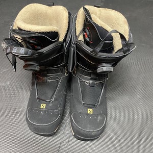 Women's Size 8.0 (Women's 9.0) Salomon All Mountain Lily Focus Boa Snowboard Boots