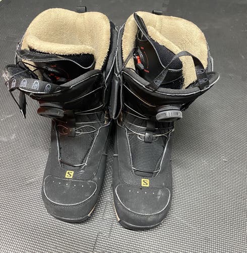 Women's Size 8.0 (Women's 9.0) Salomon All Mountain Lily Focus Boa Snowboard Boots