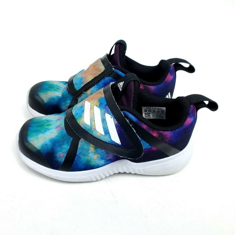 Adidas Fortarun X Cf Toddler 9 Shoes Running Sneakers Black Blue Infant |  SidelineSwap