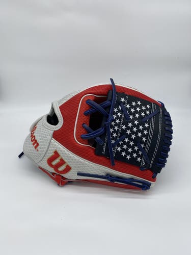 Wilson A2000 12 inch American flag KS7 glove