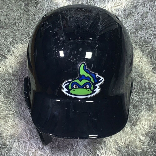 Vermont Lake Monsters MILB Minor League Baseball Rawlings #1 LH Game Worn Helmet