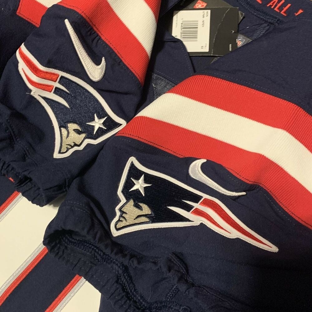 Nike New England Patriots No11 Julian Edelman Grey Women's Stitched NFL Elite Drift Fashion Jersey