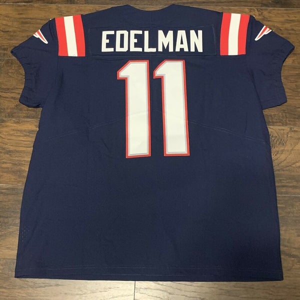 New England Patriots #11 Julian Edelman Elite Home Jersey - Navy