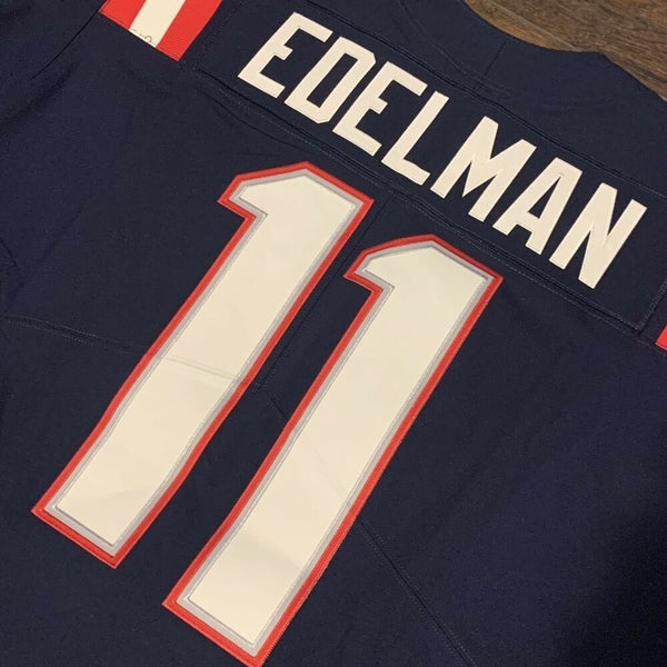 New England Patriots #11 Julian Edelman Elite Home Jersey - Navy