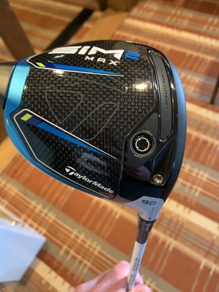 Driver Used Men's TaylorMade Right Handed SIM2 Max Extra Stiff Flex 9 Loft