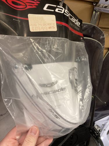 Cascade goalie throat protector TP-S clear