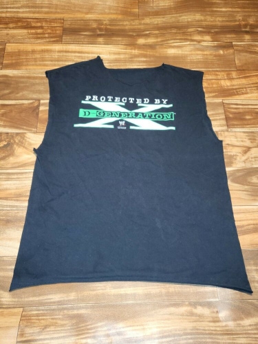 Vintage 2000s D-Generation X WWE Wrestling Cut Tank Top Style Shirt Size XL