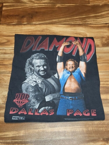 Vintage RARE 1998 Diamond Dallas Page NWO WCW Wreslting Tank Top Styled T Shirt