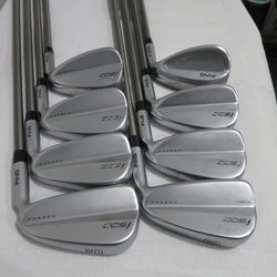 Ping i500 Iron Set -5-PW, UW, 58*- SteelFiber Stiff Graphite Silver Dot +1" Long