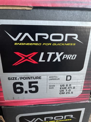 Hockey Skates Senior New Bauer Vapor XLTX Pro Regular Width Size 6.5