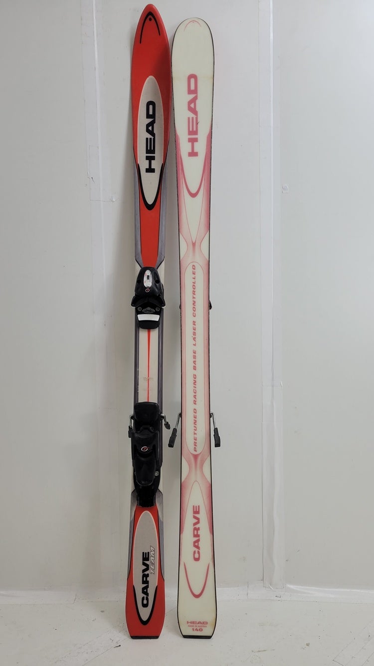 Skis Used Unisex HEAD All Mountain Carve 4 With Bindings