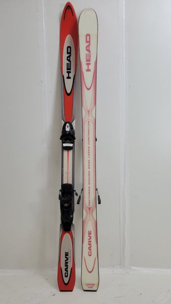 Used Skis Unisex HEAD Carve With Tyrolia 7 DIN Bindings