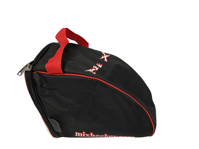 MIX  Hockey Padded Goalie Helmet Mask bag (Black & Red)