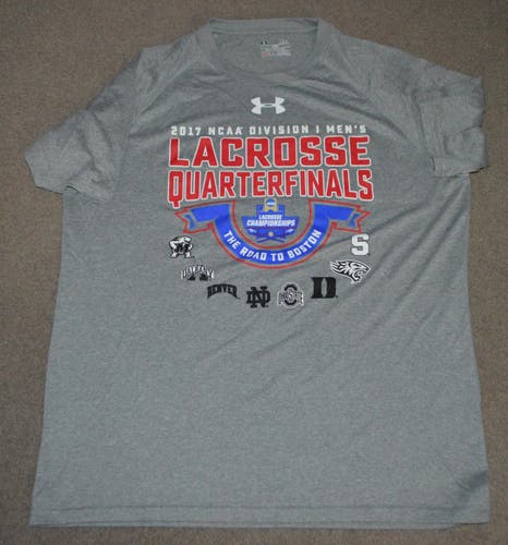 2017 NCAA Lacrosse Quarterfinals Under Armour Wicking Heat Gear Shirt Large