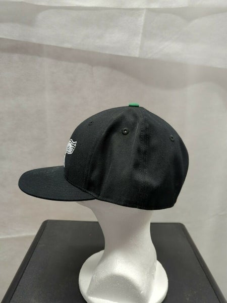 Mitchell And Ness Vintage Collection Philadelphia Eagles Fitted Black Hat  Size 7