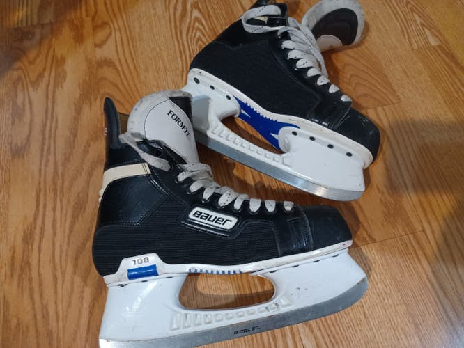 Vintage Hockey Skates Senior Used Bauer Supreme Classic 100  Size 8