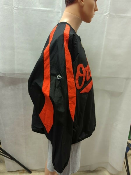 VINTAGE STARTER BALTIMORE ORIOLES JACKET ORANGE SIZE 3XL CHEST 30 LENGTH  IS 28