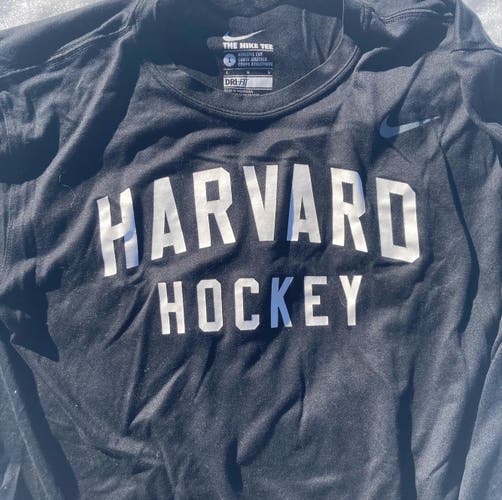 Harvard Hockey Dri Fit T shirt Large