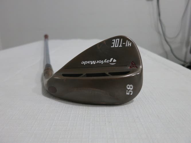 TaylorMade Milled Grind Hi Toe Copper ATV Lob Wedge - 58* - KBS Hi Rev 2.0 Steel