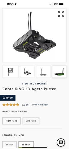 Cobra King 3D Agera Putter