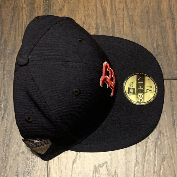 Red Boston Red Sox 2018 World Series LIGATURE LOGO Fitted Hat – Sports  World 165