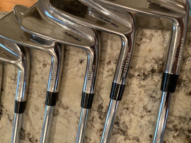 Iron Set Men's Used Mizuno Right Handed MP-20 HMB Regular Flex Steel Shaft