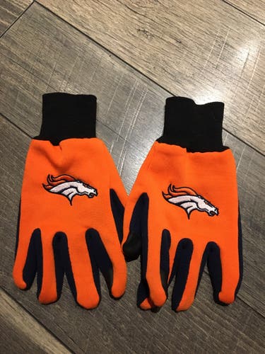 Denver Broncos Fleece Gloves