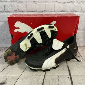 NEW Puma Mens V Konstrukt II GCi FG Rubber Soccer Cleats Size 7.5 Black White