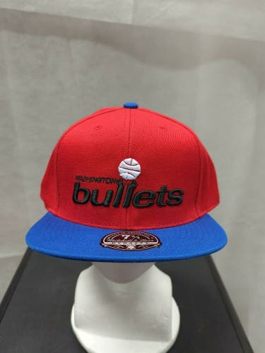 NWS Washington Bullets Mitchell&Ness Fitted Hat 7 3/4