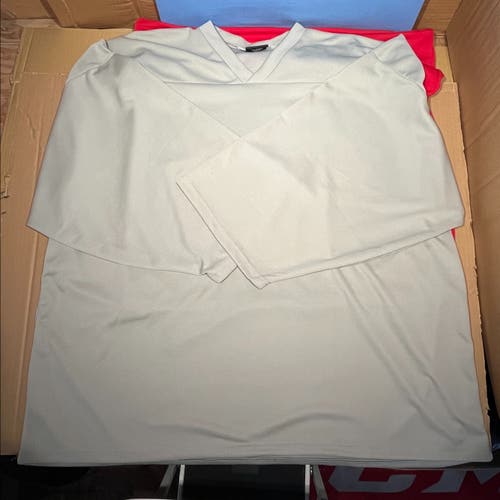 Goalie Cut Gray Jersey with personalization