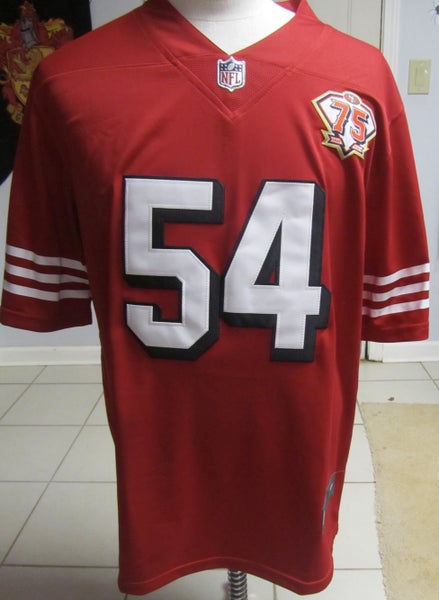 NFL San Francisco 49ers (Fred Warner) Men's Game Football Jersey.