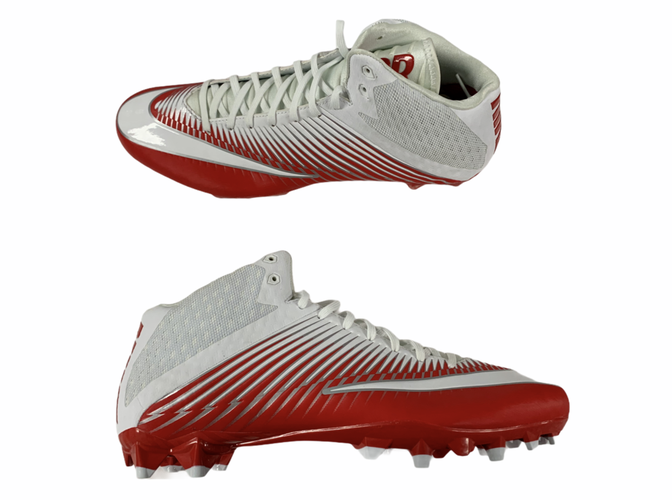 Nike Vapor Speed VPR Football Cleats Red / White Size 14.5 M US / 847089-117