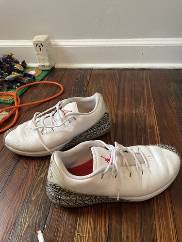 Jordan ADG 1 Golf Shoes - White Cement Men's Size 11.5 (Women's 12.5)